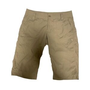 The North Face Stow Pocket Khaki Performance Shorts Outdoor Womens 10